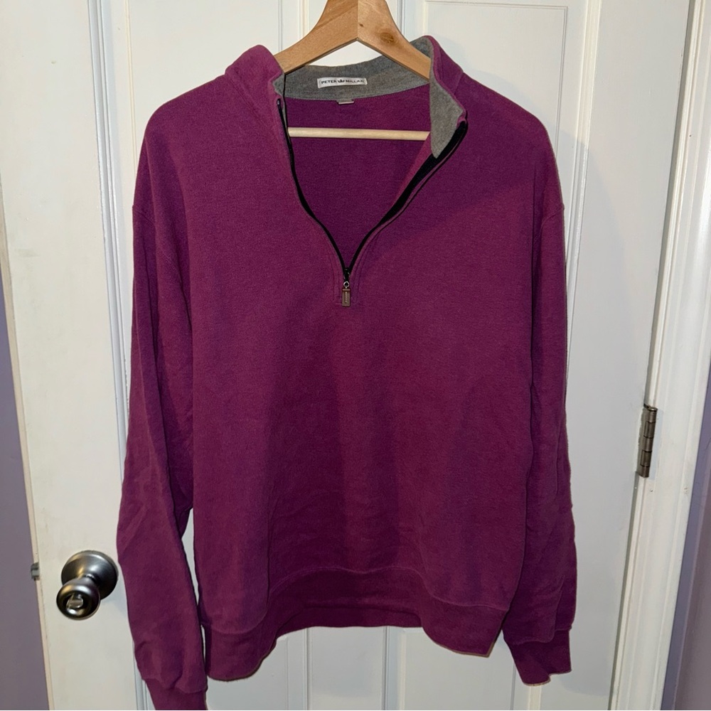 Peter Millar Quarter Zip Sweatshirt -M